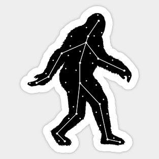 Bigfoot Constellation Sticker